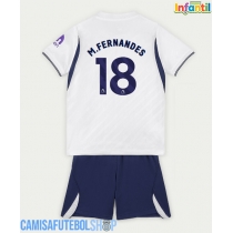 Camisa de time de futebol Tottenham Hotspur Mateus Fernandes #18 Replicas 1º Equipamento Infantil 2026-27 Manga Curta (+ Calças curtas)